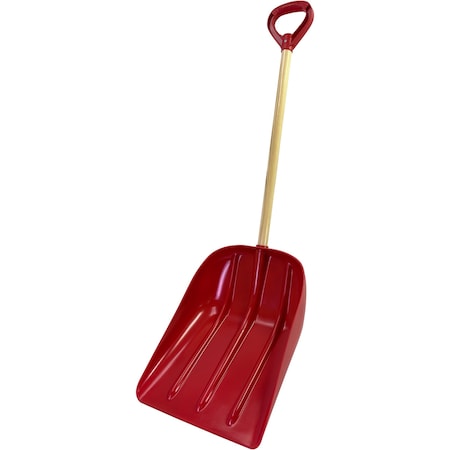 Emsco Group Poly Super Snow Scoop, Red, Extra Deep Snow Shovel, #14 Scoop 2979